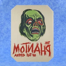 1964 PHANTOM OF THE OPERA Mani-Yack Iron-On ORIGINAL!