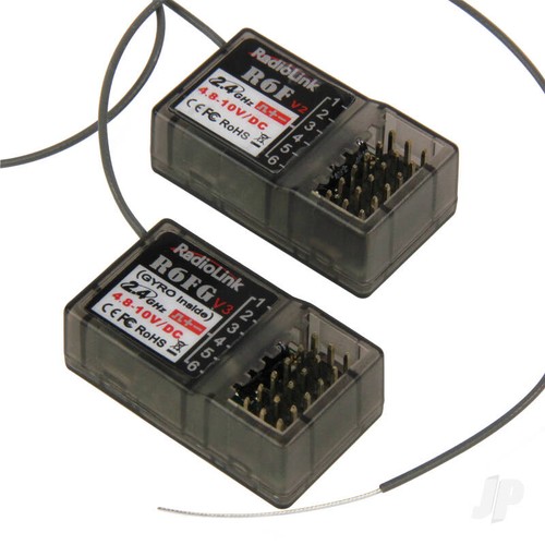 RadioLink RC4GS 2.4GHz 4-Channel RC Transmitter w/2x Receivers for Cars & Boats - Picture 9 of 10