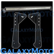 50 300w 100x Led Light Bar Beamwindshield Mount Bracket For 97-06 Jeep Tj
