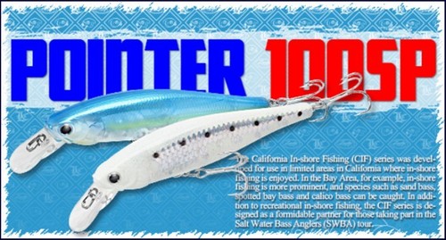 Lucky Craft Pointer 100 Sp Japon Pêche Leurre, Hard Bait, Mer Bass, Truite, Pike - Photo 2/12