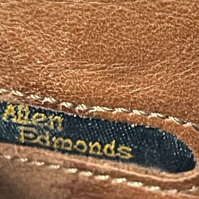 Allen Edmonds Shoes Men Size 8 Black Leather Cap Toe Oxford Dress