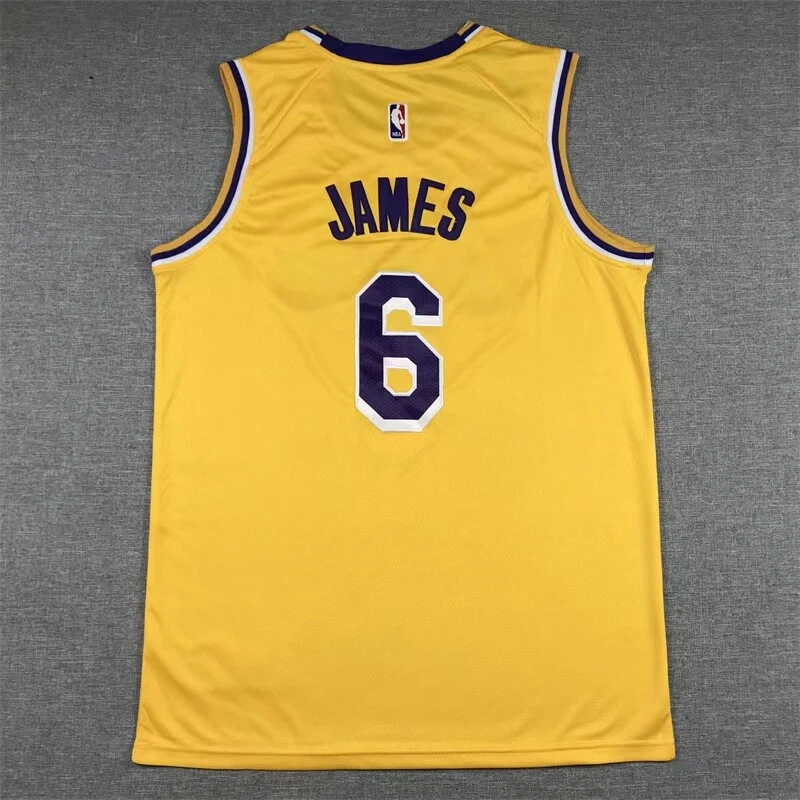 Neu Modell Lebron James 6 Los Angeles Lakers Basketball Trikot