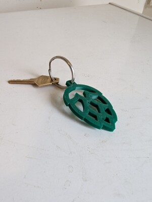 Hops Keychain With 1'' Keychain Loop
