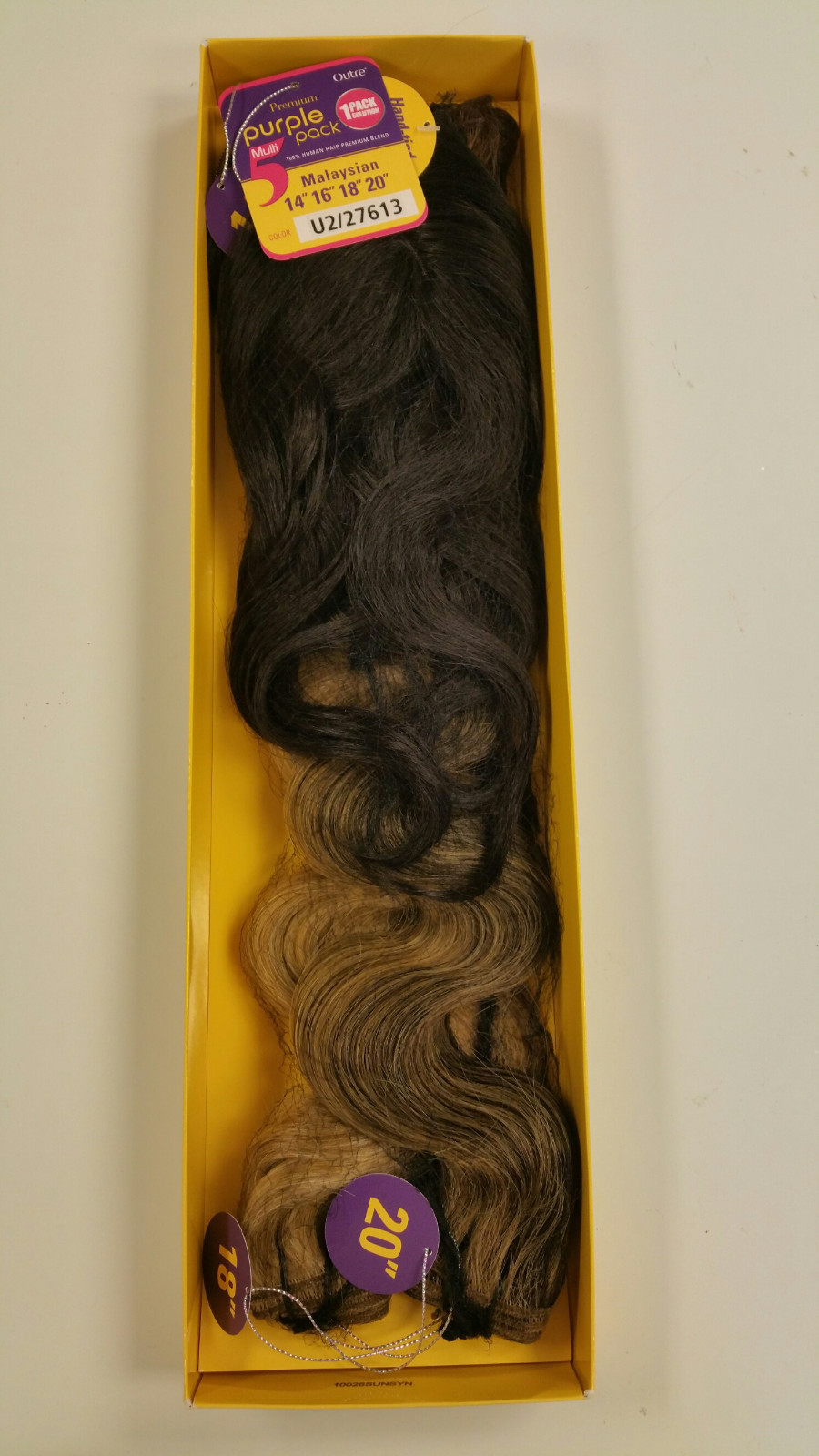 Outre Purple Pack Human Hair Blend for Weaving MALAYSIAN MULTI 5