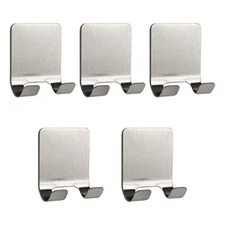 Razor Holder for Shower Pack of 5 - Stainless Steel Self Adhesive, Waterproof