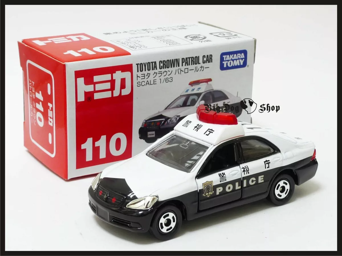 TOMICA 110 TOYOTA CROWN PATROL CAR 1/63 POLICE TOMY 2011 NEW A
