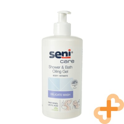 Seni Care Dusche und Bad Ölen Gel 500ml Ganzkörper Intim Hygiene Panthenol