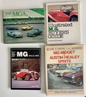 Lot of 4 MG Books MGA MGB MGC Midget History Restoration Buyers Guide Free Ship
