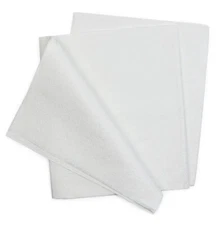Tidi Single-Use Medical Patient Drape Sheets, 2Ply, White, 40" x 48"- Box of 100