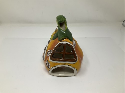 Pumpkin Pie Cottage Tealight Holder – Heather Goldminc 2009 Thanksgiving - Picture 2 of 8