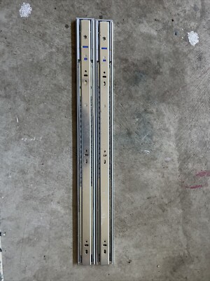 Soft Close Drawer Slides, Side Mount, Ball Bearing 24 inch High-Quality Pair