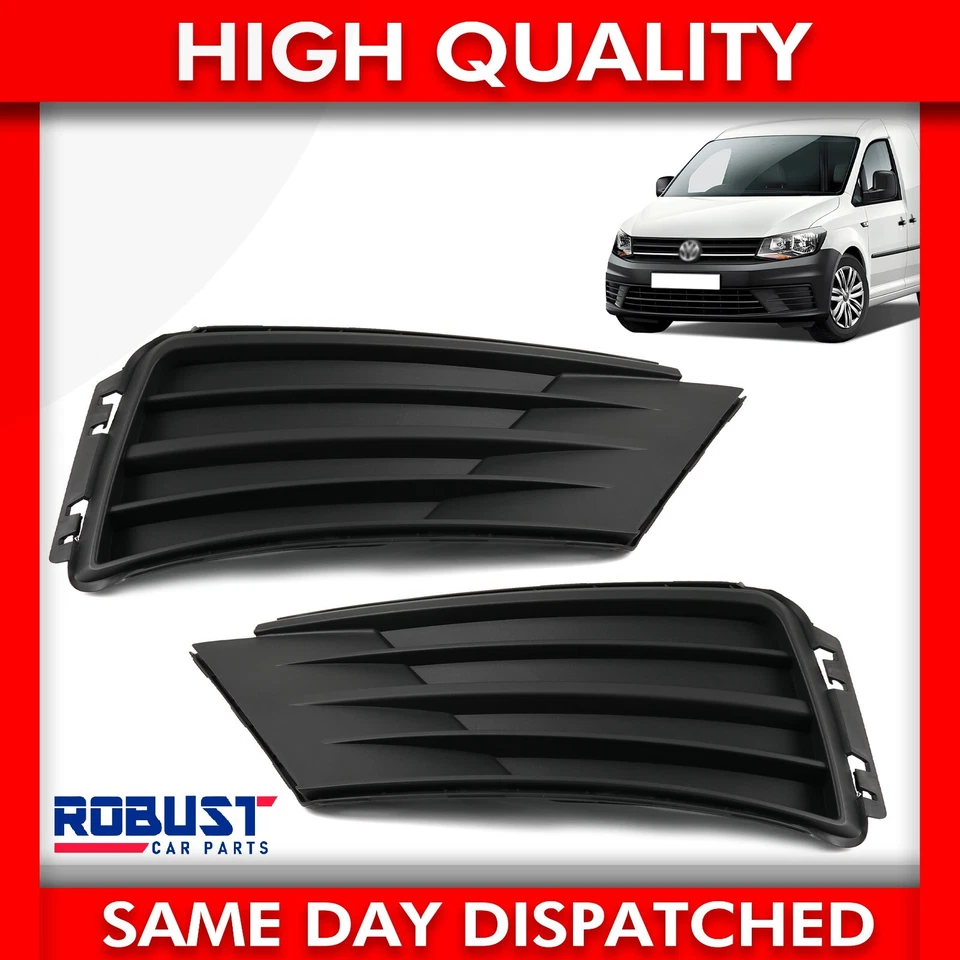 PARAGOLPES DELANTERO REJILLA INFERIOR DERECHA E IZQUIERDA PARA VOLKSWAGEN CADDY 2015-2021 Foto 2 de 4