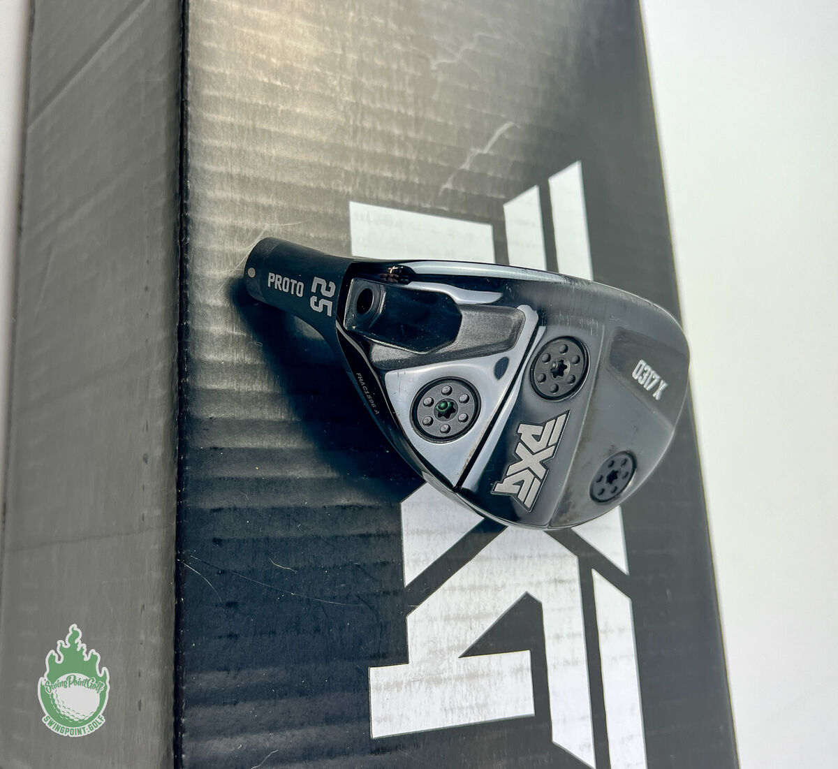 Used LH PXG 0317X Proto 5 Hybrid 25* HEAD ONLY Graphite Golf Used LH PXG 0317X Proto 5 Hybrid 25* HEAD ONLY Graphite Golf