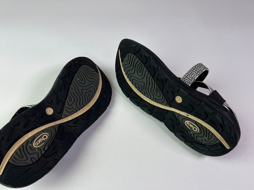 Chaco Womens Z/VOLV 2 Sandals Arch Support Adjustable Strap Black White Size 7 - Picture 5 of 9