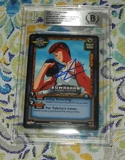 Chris Sabat Kuwabara Yu Yu Hakusho YuYu Signed Card Auto BAS #R35 Ghost Files