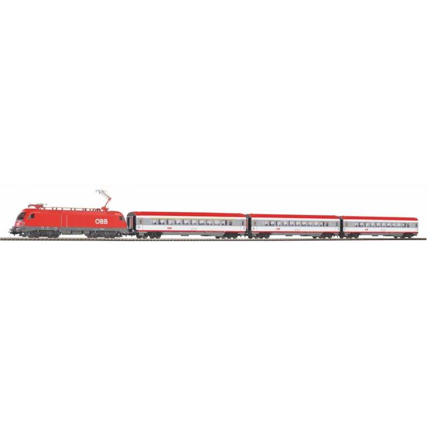 Piko H0 97947 - S-Set Personenzug Taurus &Atilde;&ndash;BB + 3 IC Perswg. A-Gleis & B V Neu