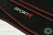 SPORT Velour Fußmatten Satz für Honda Accord VII (2002-2008) - Passgenau OVAL
