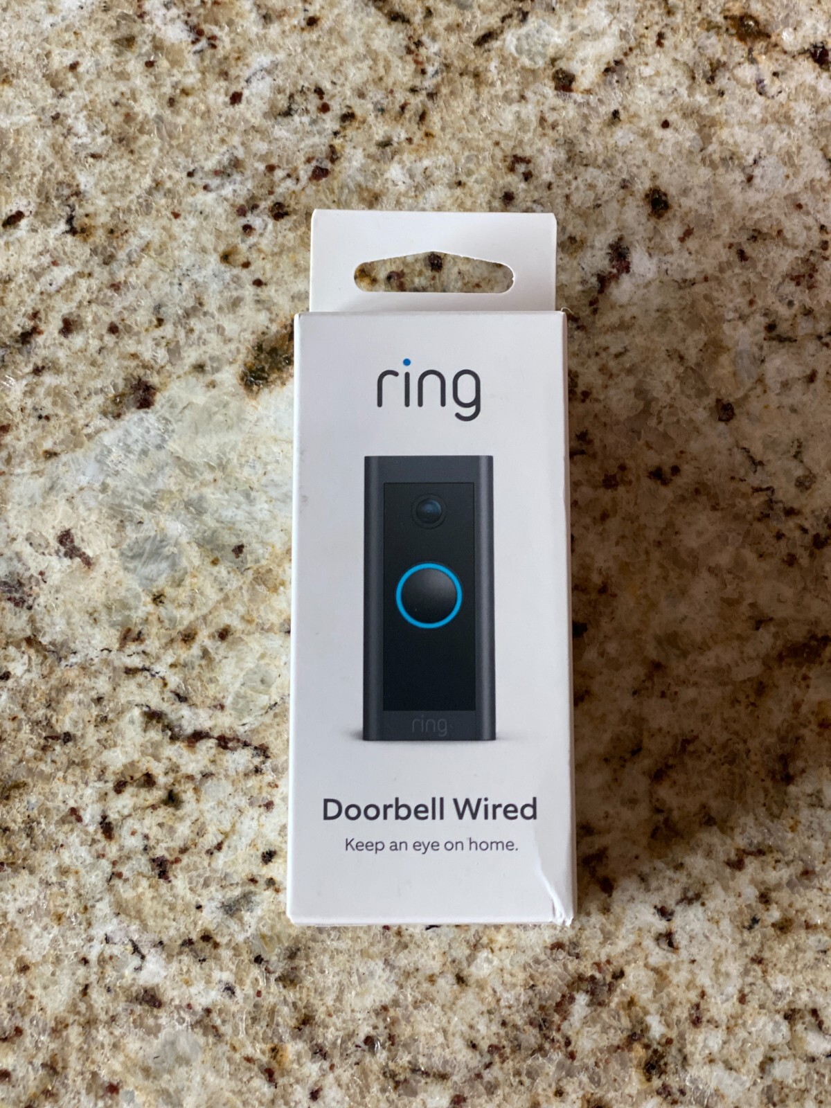 Ring Doorbell Wired New in Box Hard Wired Video works with Alexa-image