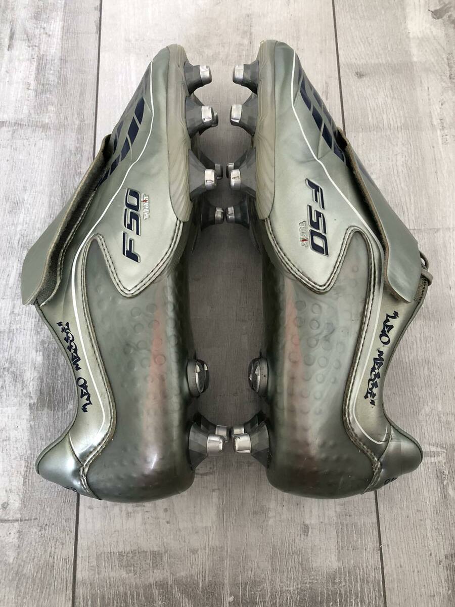 ADIDAS + F50.9 TUNIT SG Silver Football Boots Cleats Leo ADIDAS + F50.9 TUNIT SG Silver Football Boots Cleats Leo