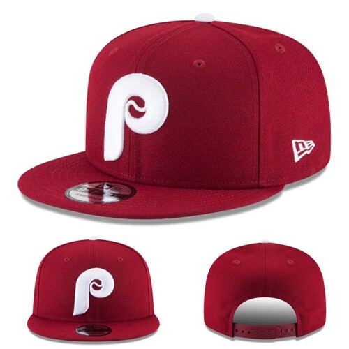 New Era Philadelphia Phillies 950 Snapback Hat MLB Classic Burgundy ALT2 Cap - Bild 1 von 8