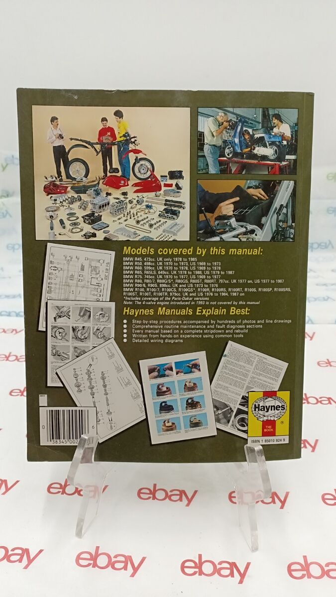 Haynes BMW 2-Valve Twins '70 to '96 Hardcover Repair