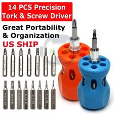 14 IN 1 Small Mini Repair Precision Screwdriver Torx Tool Kit Set Phones Fix