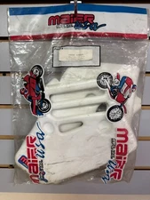 Vintage Maier MFG 1984-85 Yamaha YZ250 Radiator Scoops White Part # 60002 New