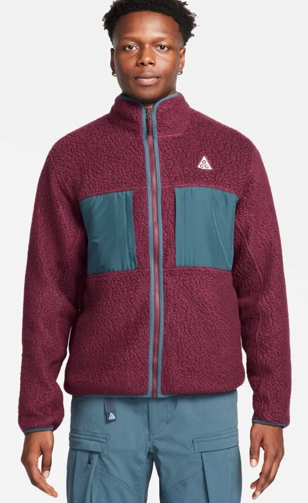 Veste polaire zippée intégrale Nike ACG Artic Wolf Sherpa haut FN0372 681 grand kith