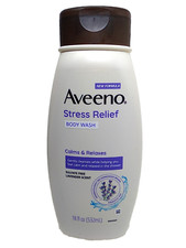 Aveeno ~Stress Relief Body Wash ~Lavender Scent ~Calms & Relaxes ~18 fl oz 0.78 per gallon