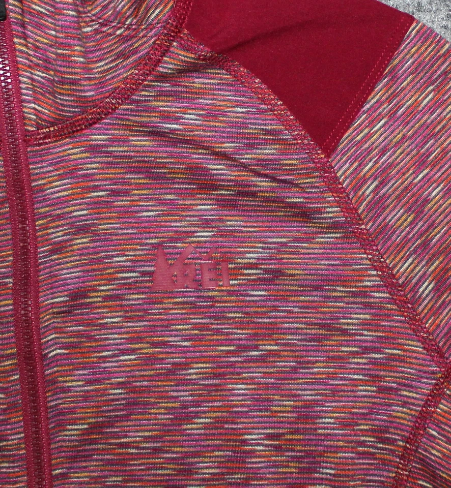 REI женщин SCREELINE 1/2 молнии пуловер с капюшоном работает туризм sz S пуловер - Изображение 3 из 4