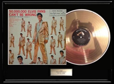 ELVIS PRESLEY GOLD RECORDS VOLUME 2 RARE NON RIAA AWARD MAGIC MILLIONS ...