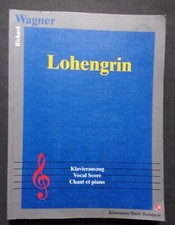 § Album partition WAGNER Lohengrin - chant piano - klavierauszug