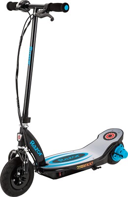 Razor Power Core E100 Electric Scooter w/Aluminum Deck - 100w Hub Motor, 8'' Air-