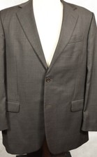 Brooks Brothers 1818 Madison Fit Brown Prince of Wales Italy Suit 44L 38x28