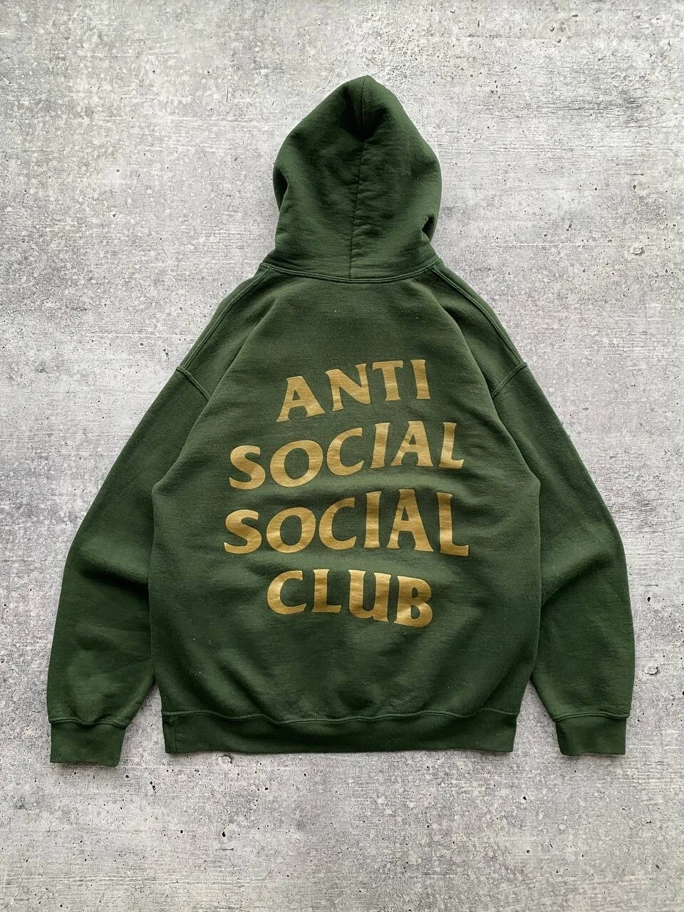 Size Large   Men’s Anti Social Social Club Hoodie khaki Mind Games L