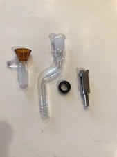 DIY Bong Kit Curved Bent Downstem 14mm Sstem Bowl Diamond Drill Bit Grommet