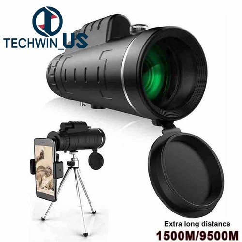 HD Monocular Starscope Phone Camera Zoom Lense 40X60 Tripod Holder Telescope New - Picture 5 of 12