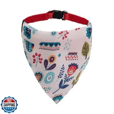 BlissBud Dog Bandana with Collar Slip Over Adjustable - for Small and Medium 