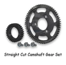 VW TYPE 1 BUG BUS GHIA BUGGY BAJA STRAIGHT CUT CAM GEAR SET WITH BOLTS AC109310