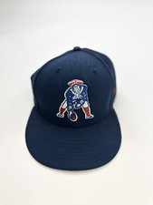 New England Patriots Hat Men  s 7 1/8 Blue New Era NFL Cap