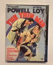 The Thin Man DVD, 2002, Snap Case NEW, SEALED, OOP, William Powell, Myrna Loy