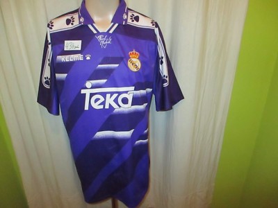 Real Madrid Original Kelme Auswärts Trikot 1994-1996 ''Teka'' Gr.XL TOP