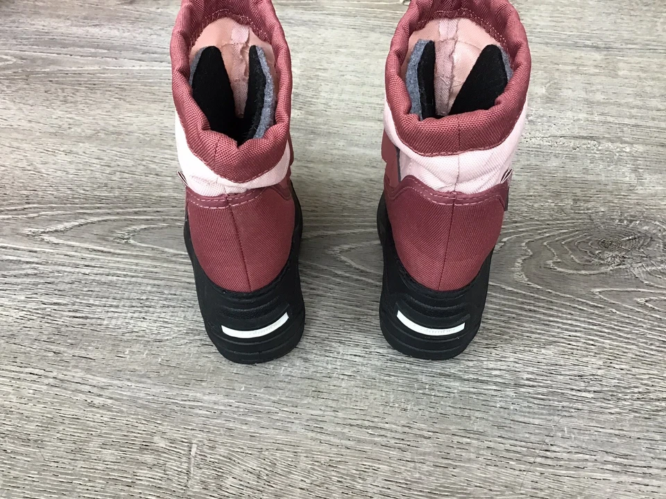 Columbia Powderbug Plus Invierno Botas de Nieve Niñas Talla 6 Rojo Impermeable BV1326-626 Foto 3 de 4