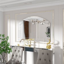 40"x28"Arched Mirrors for Wall Decor Decorative Arch Wall Mirror for Living Room