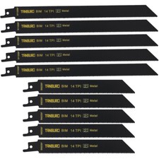 10tlg Säbelsägeblatt Set Recipro Sägeblätter Feinschnitt Säbel Für Holz Metall