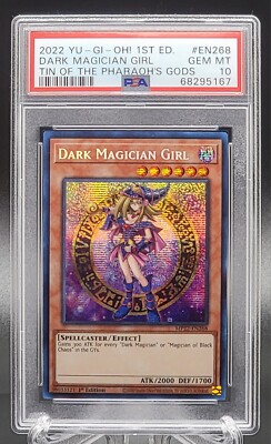 Yugioh PSA 10 Dark Magician Girl MP22-EN268 1st Edition