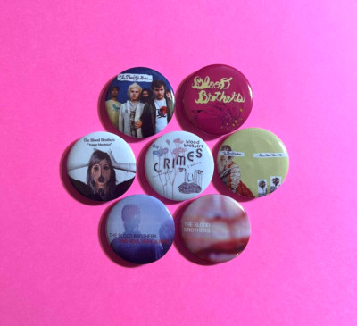 The Blood Brothers (Band) 1.25'' Button Pin Lot of (7) Young Machetes Crimes Emo