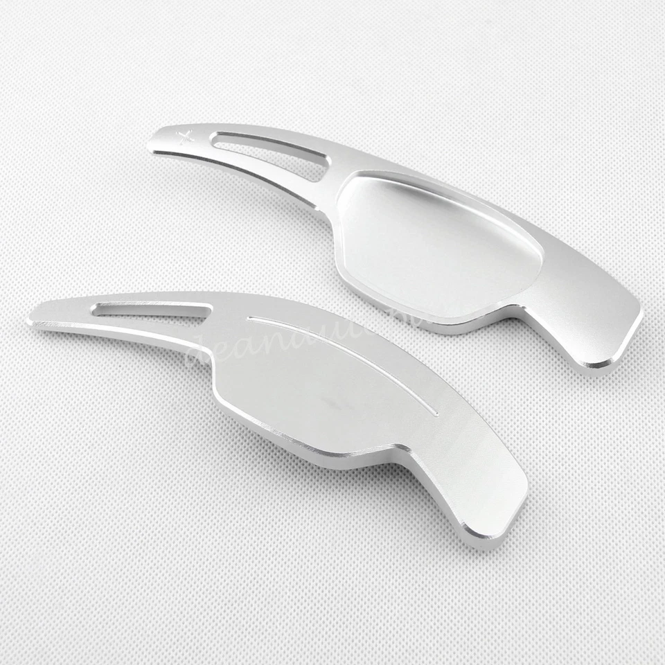 For 2013-2019 Cadillac XTS Silver Aluminum Steering Wheel Shift Paddle Extension - Image 4 of 4