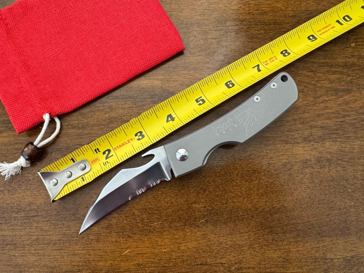 Vtg Kershaw 1421 Talon Folding Knife ATS34 Blade Titanium Handle