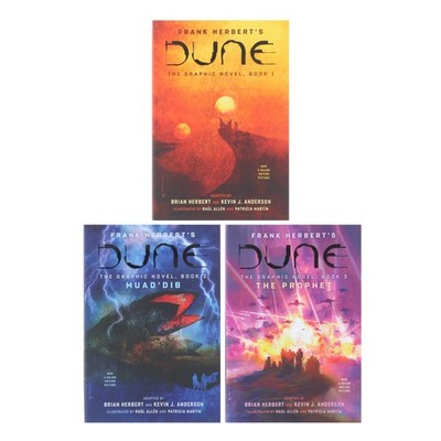 Dune: The Graphic Novel by Brian Herbert 3 Books Boxed Set